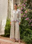 Evaya Lawn Green Co-ord Set