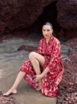 Taara Lawn Red Dress