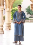 Rumei Denim Kurta Set