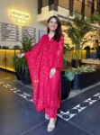 Itriya Organza Red Kurta Set