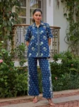 Aamrai Supima Cotton Navy Co-ord Set