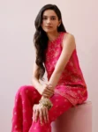 Alouette Organza Fuchsia Co-Ord Set