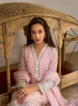 Lomika Organza Pink Anarkali Set