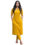 Designer Women's Viscose Straight Printed Kurta with Pant | Ethnic Indian Kurta Set