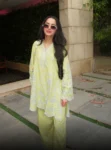 Ishara Supima Cotton Lime Co-ord set