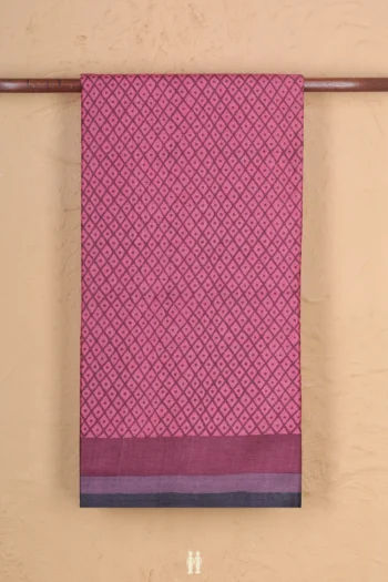 Tussar Silk Saree In Royal Blue With Shibori Design