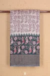 Tussar Silk Saree In Light Brown With Printed Design